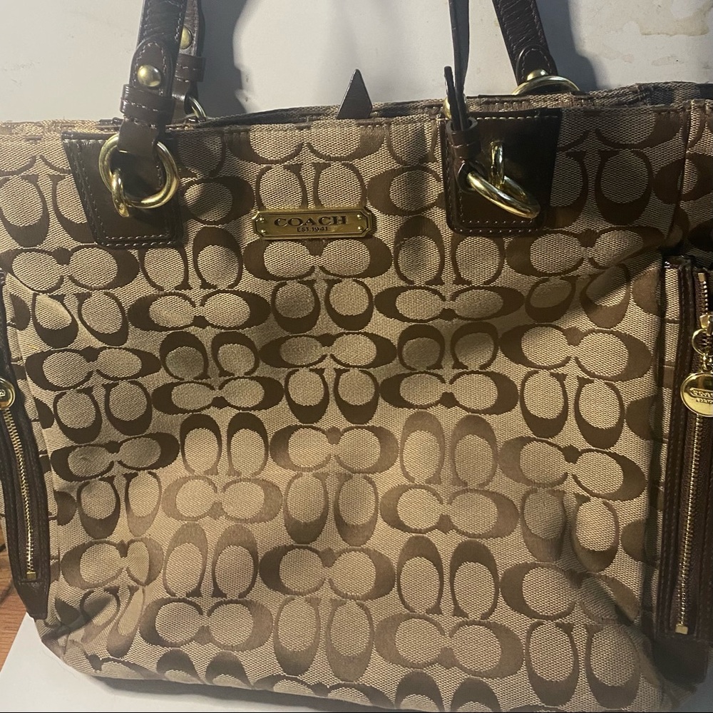 Coach Purse brown tote